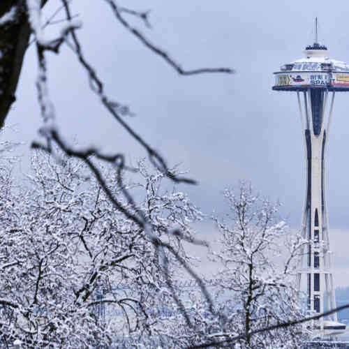 Space Needle, Christmas 2017